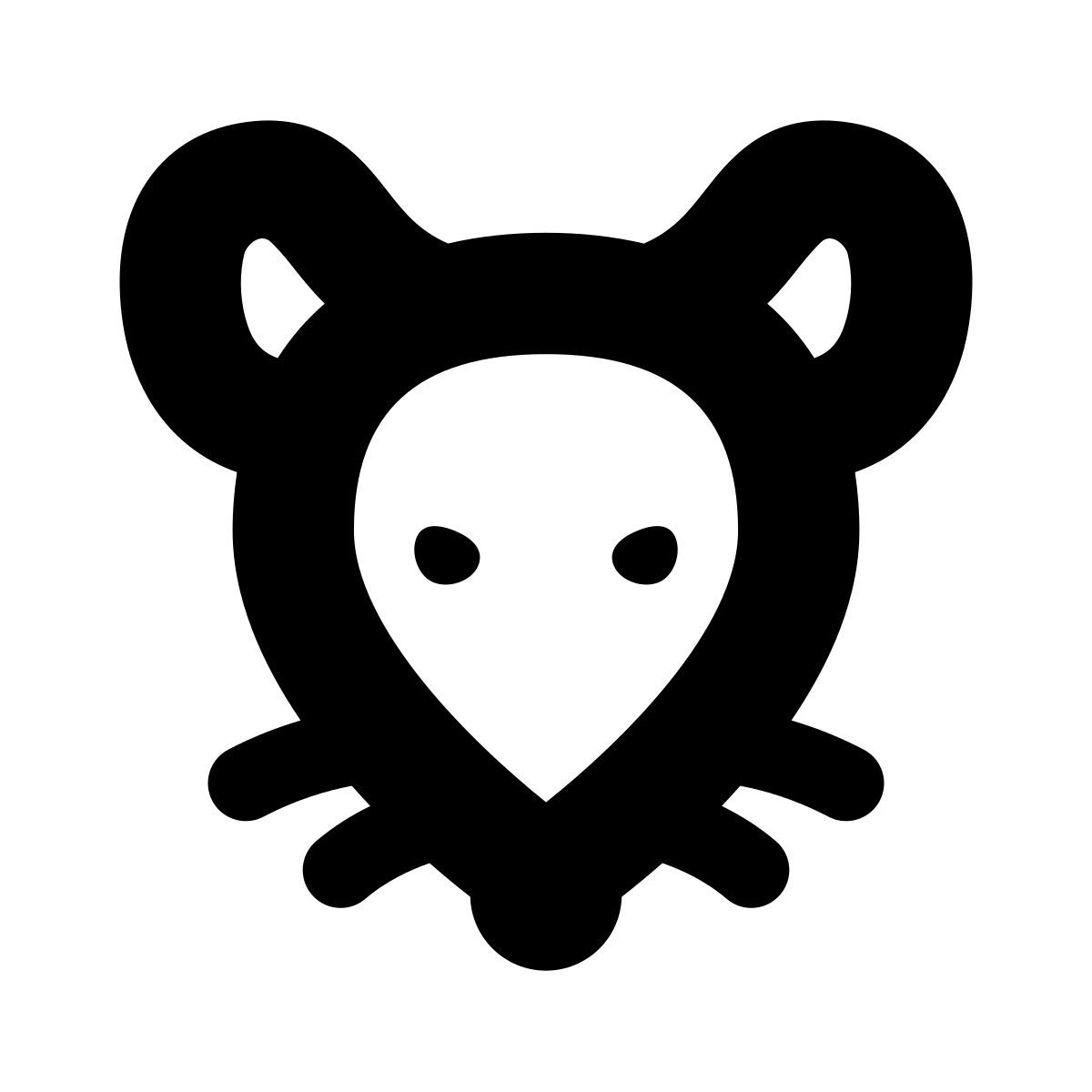 apple sf black style year of rat icon