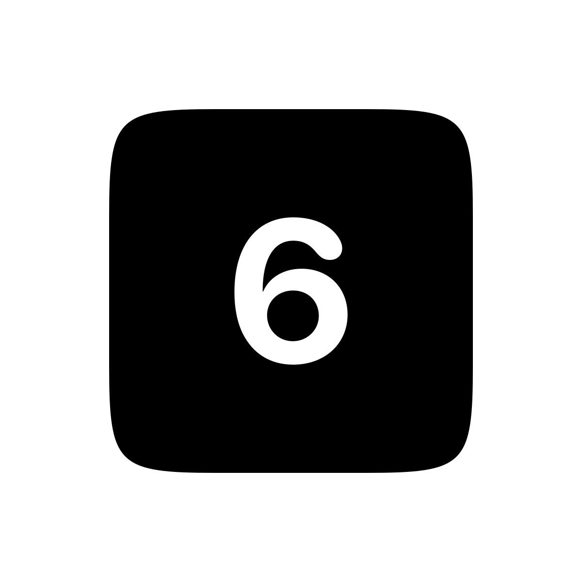 apple sf regular filled style 6 icon