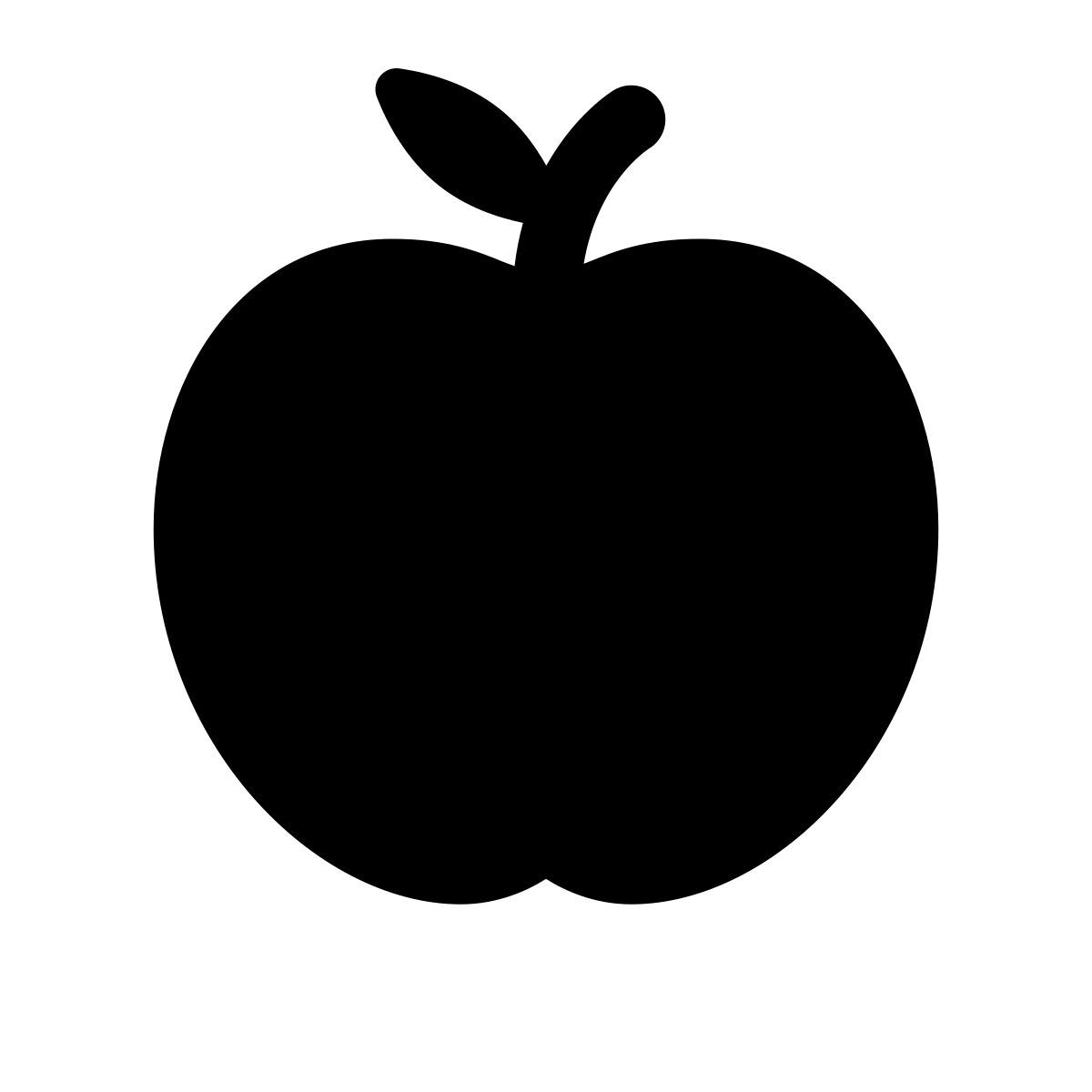 apple sf regular filled style pomme icon