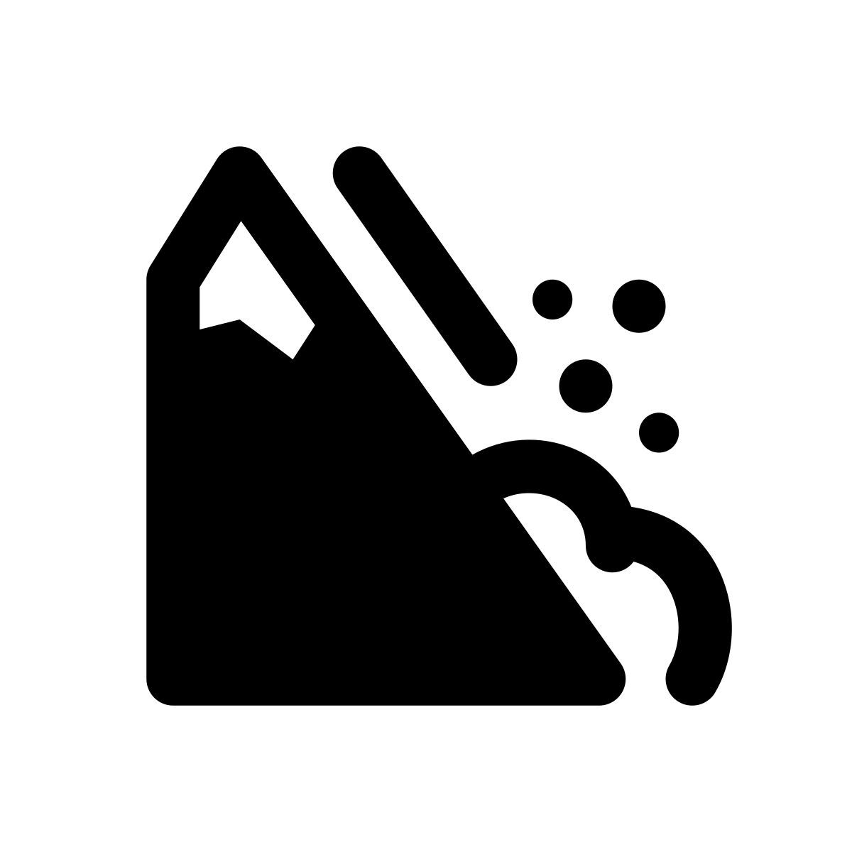 apple sf regular filled style avalanche icon