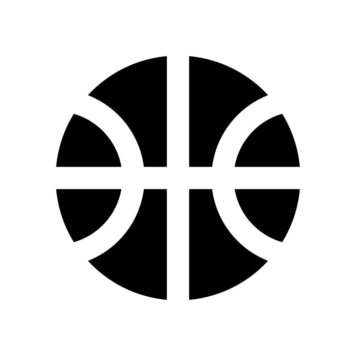 apple sf regular filled style pallacanestro icon