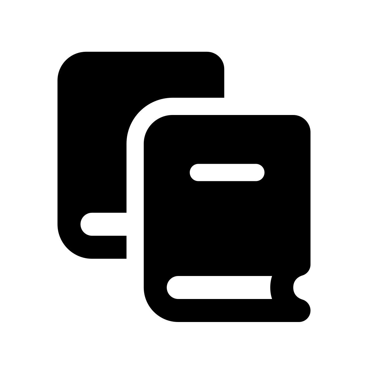 apple sf regular filled style books icon