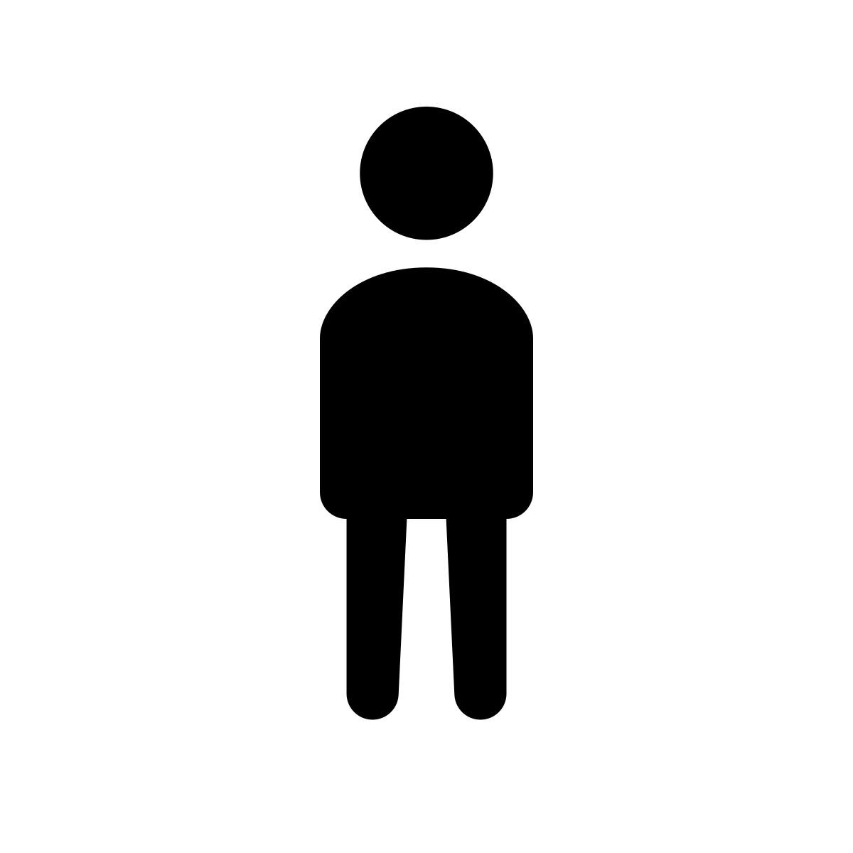 apple sf regular filled style 男孩 icon