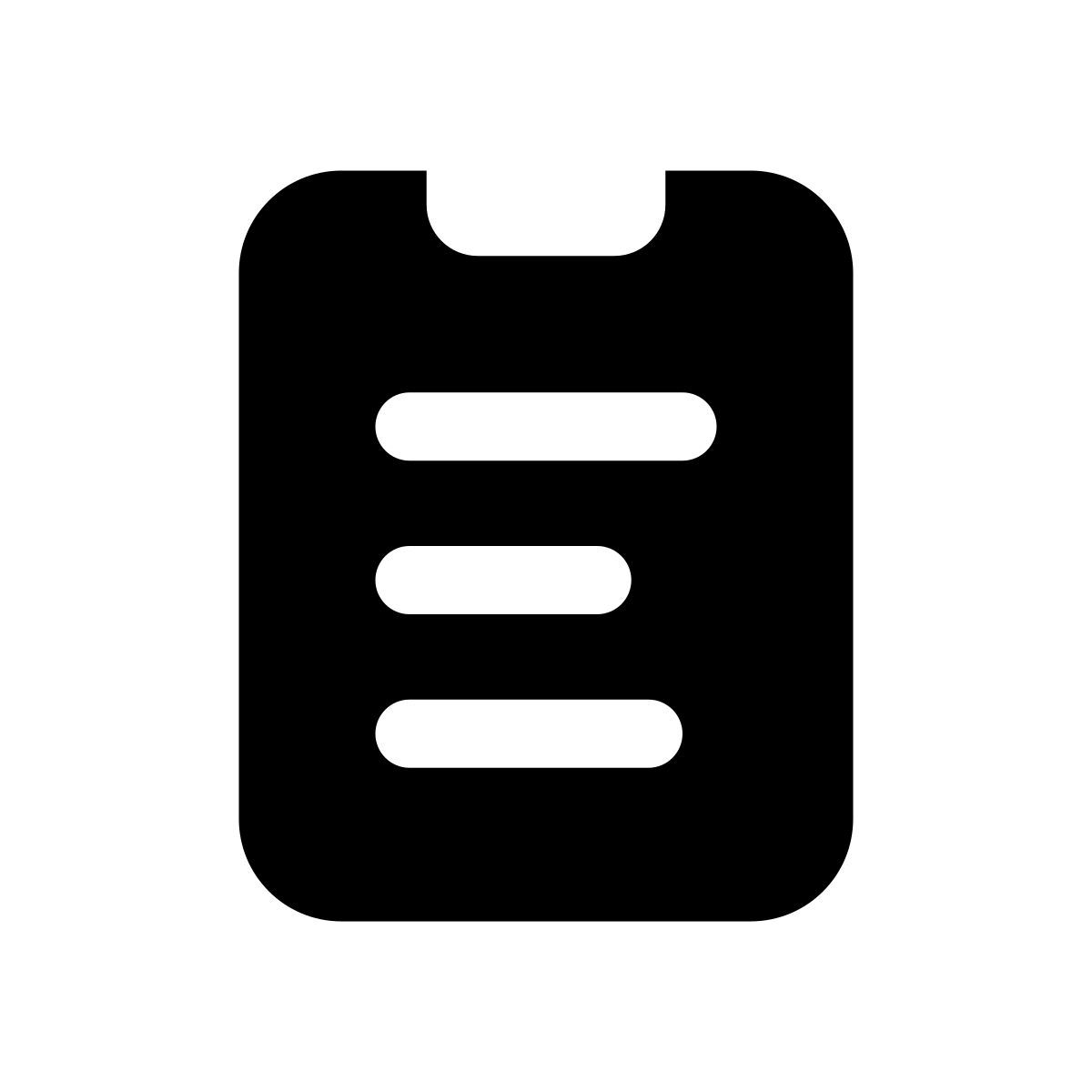 apple sf regular filled style appunti icon