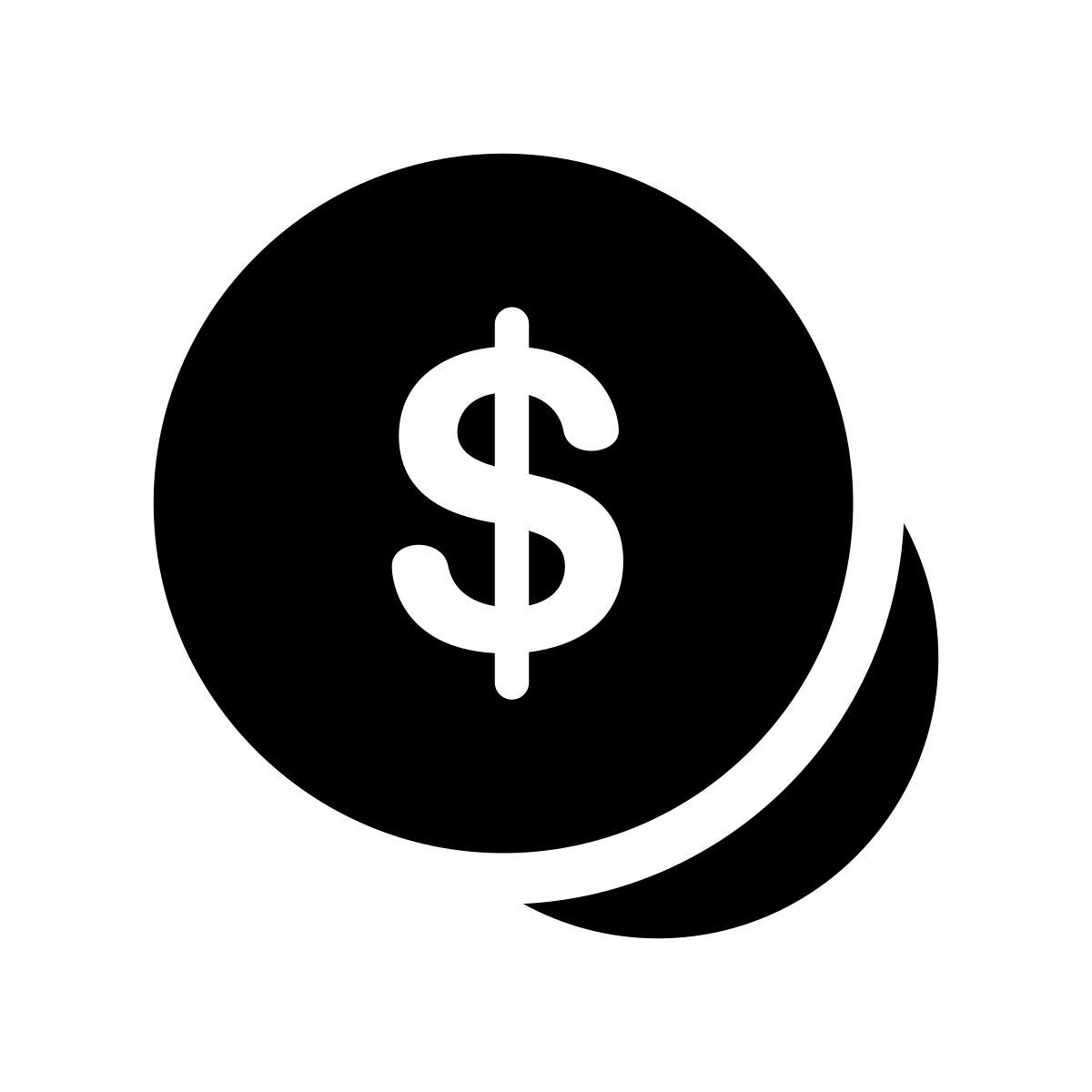 apple sf regular filled style monedas icon