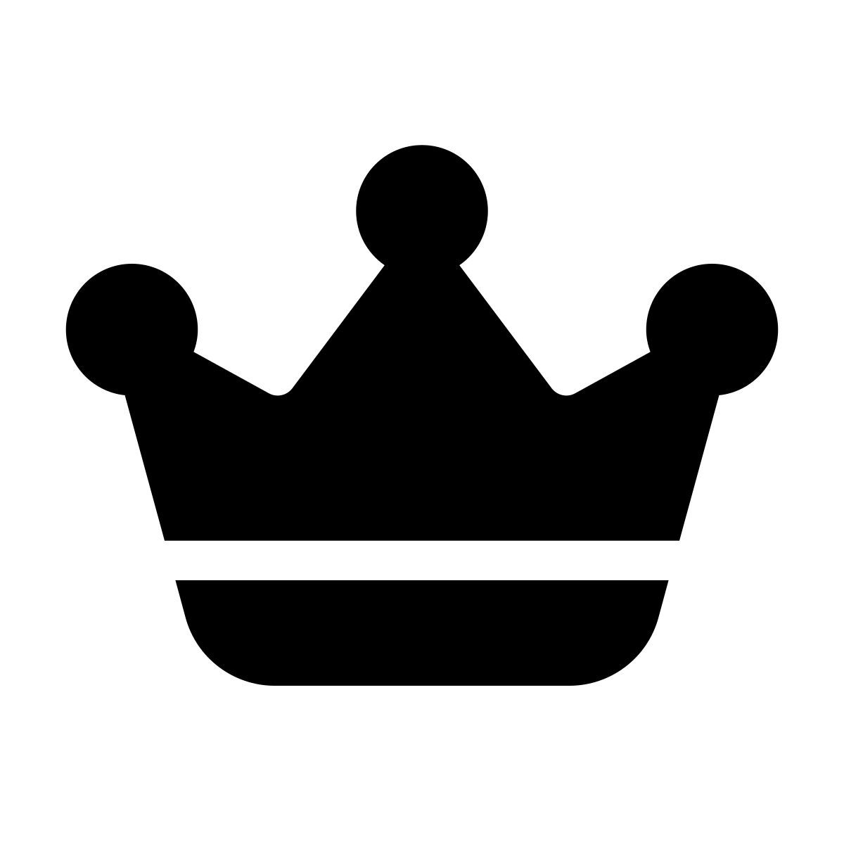 apple sf regular filled style 王冠 icon