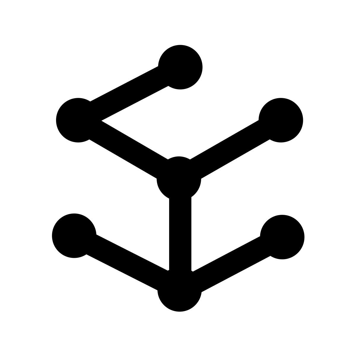 apple sf regular filled style decentralized network icon