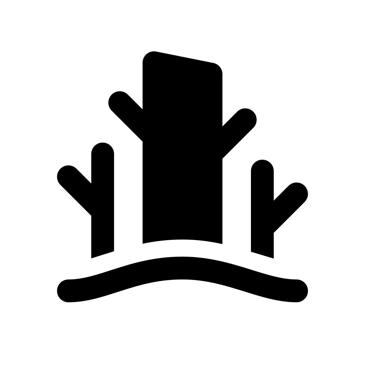 apple sf regular filled style deforestación icon