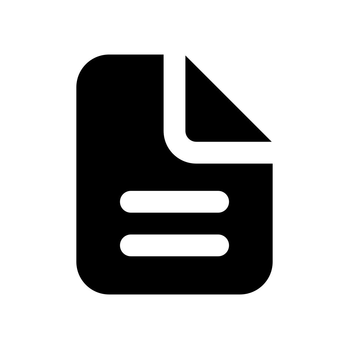 apple sf regular filled style document icon