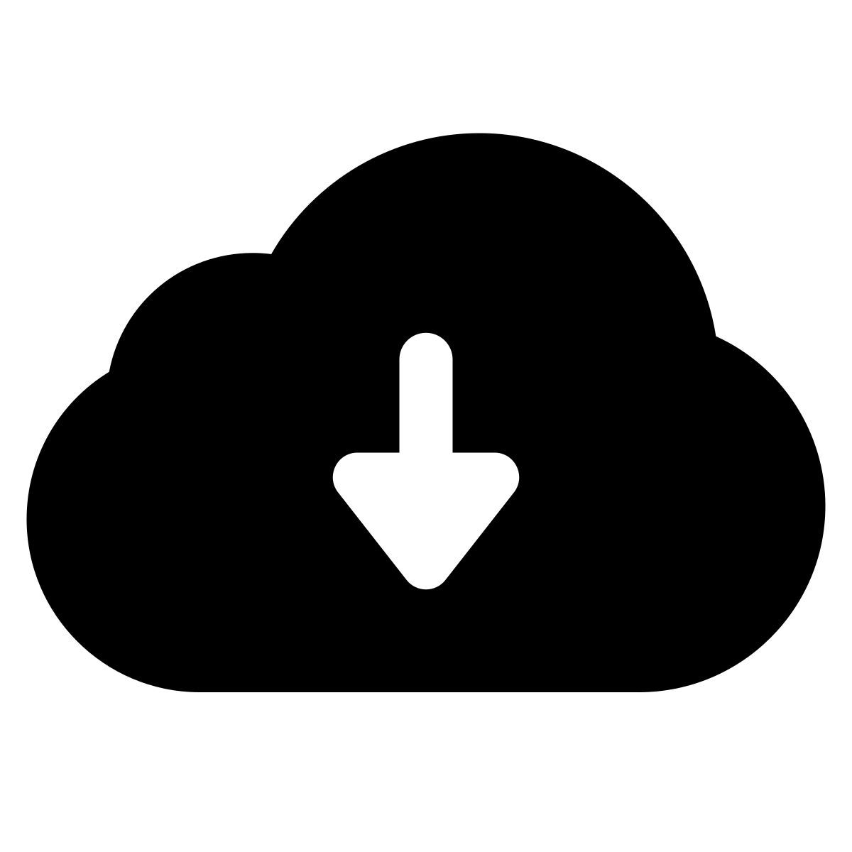 apple sf regular filled style 클라우드에서 다운로드 icon