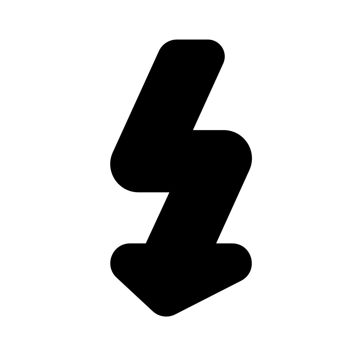 apple sf regular filled style elettricità icon