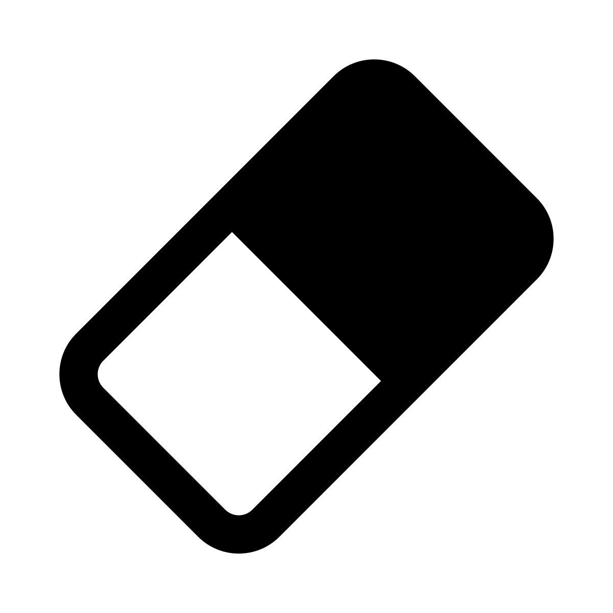 apple sf regular filled style goma de borrar icon