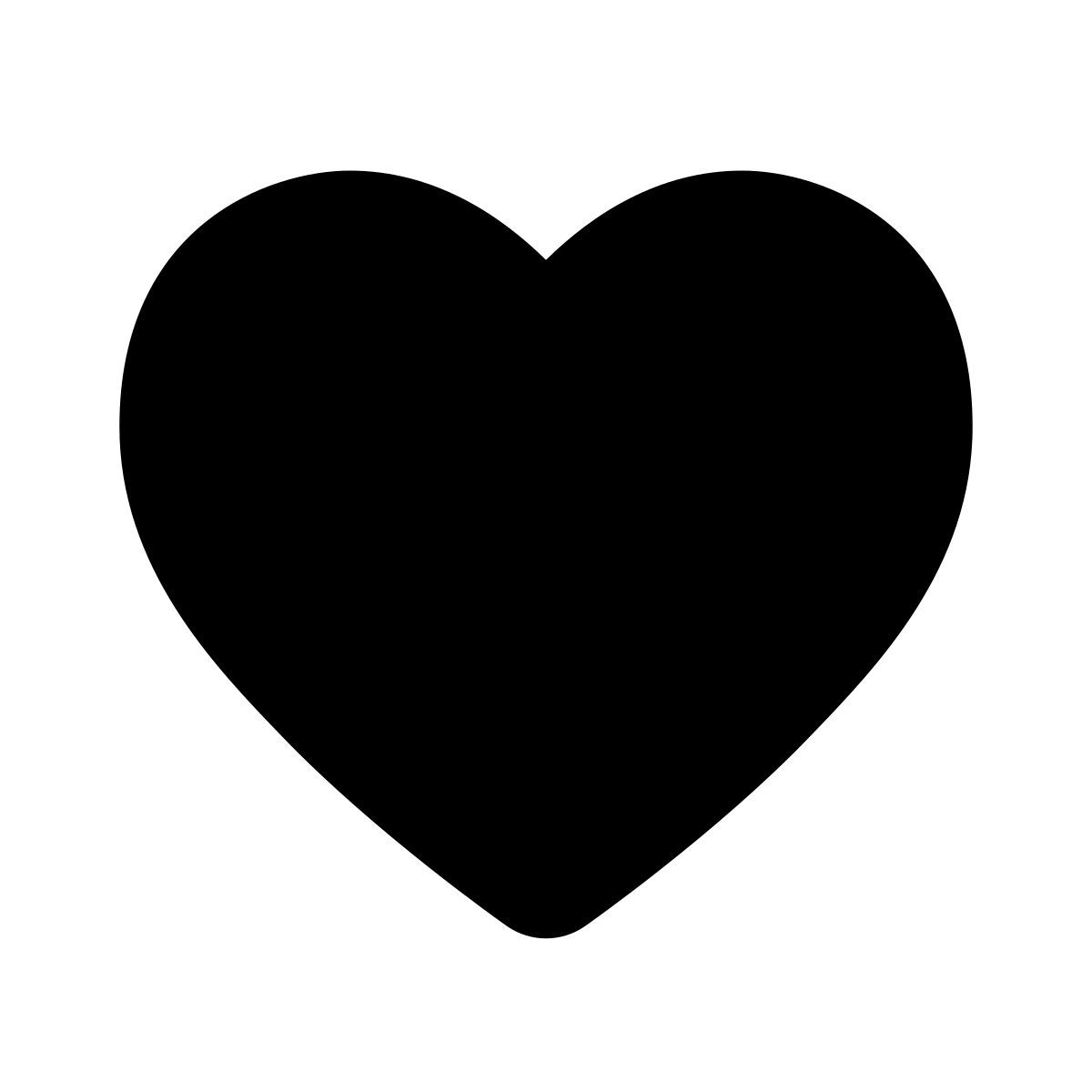 apple sf regular filled style 하트 icon