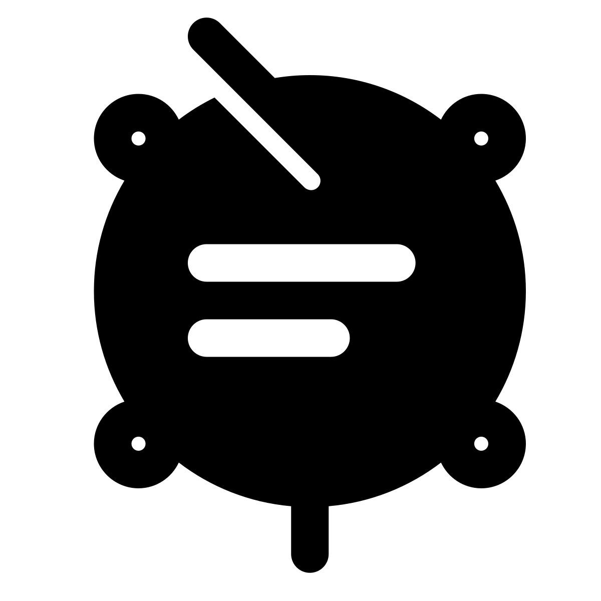 apple sf regular filled style iot sensor icon