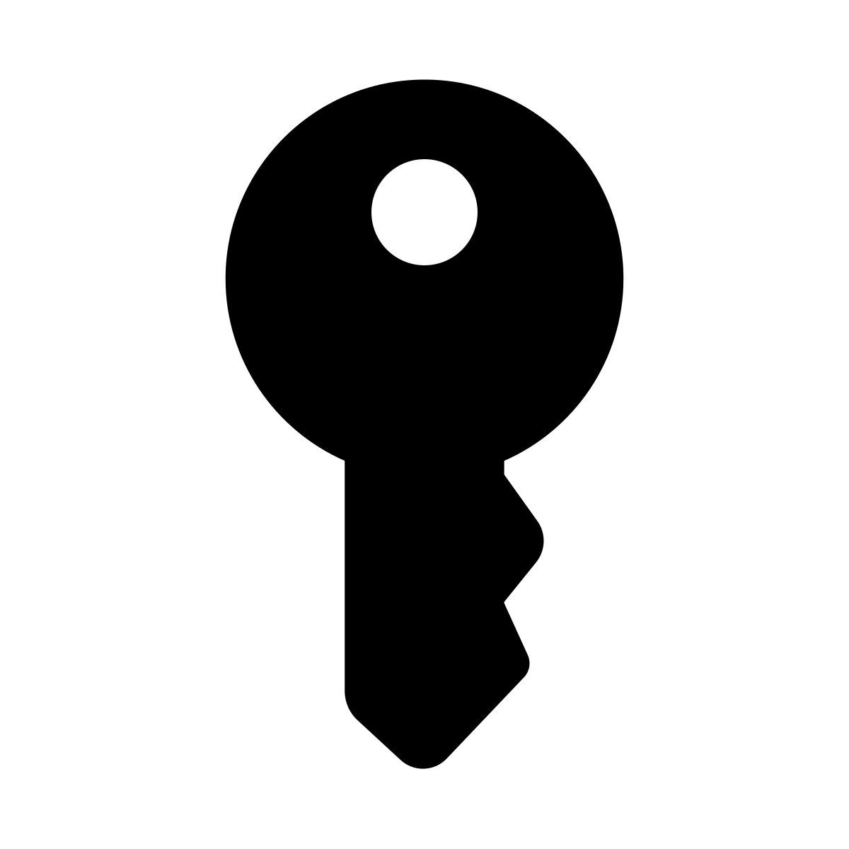 apple sf regular filled style key icon