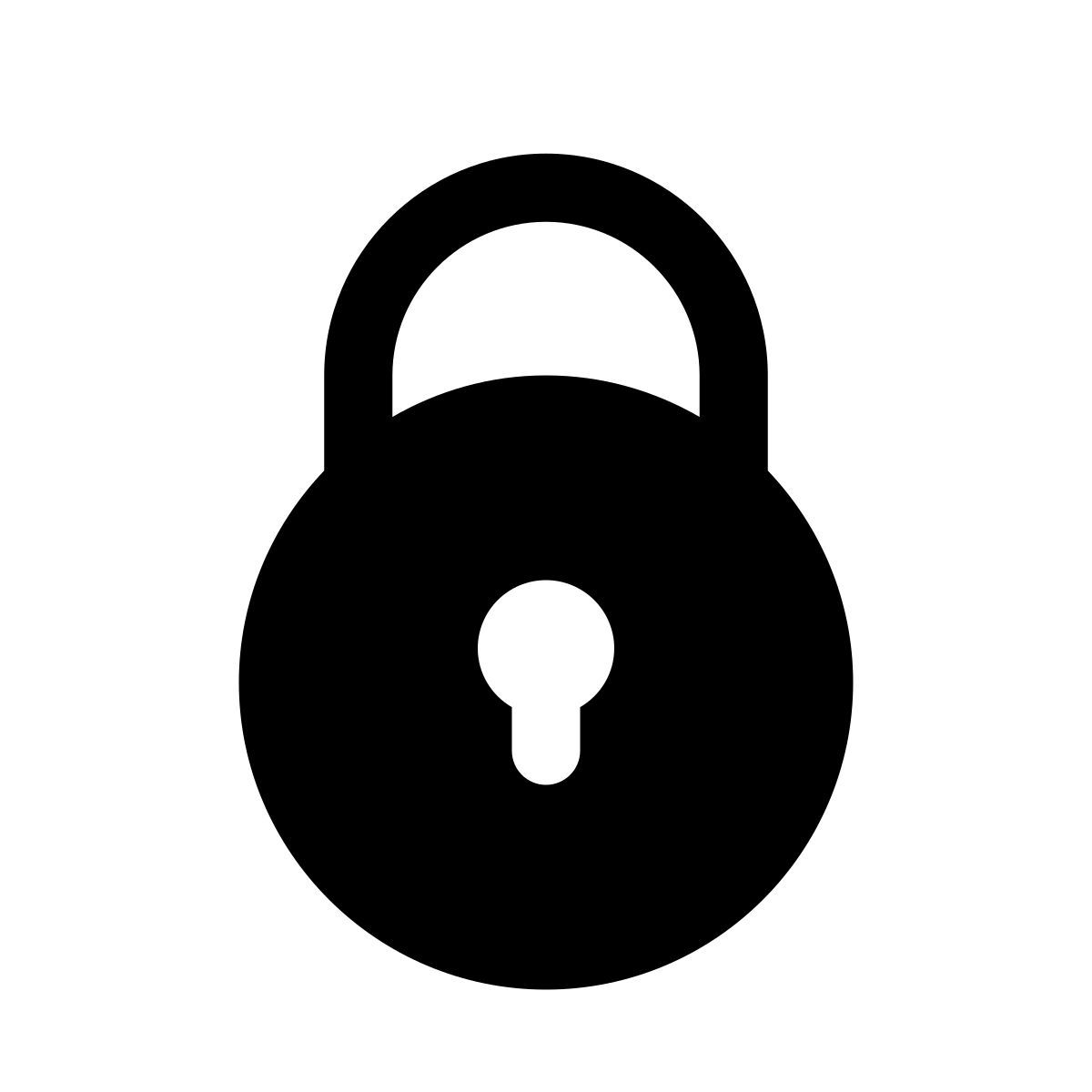 apple sf regular filled style lock icon