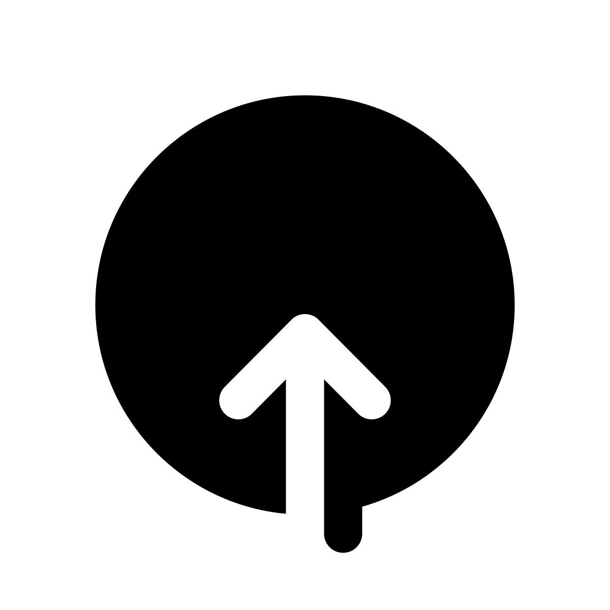 apple sf regular filled style upgrade icon