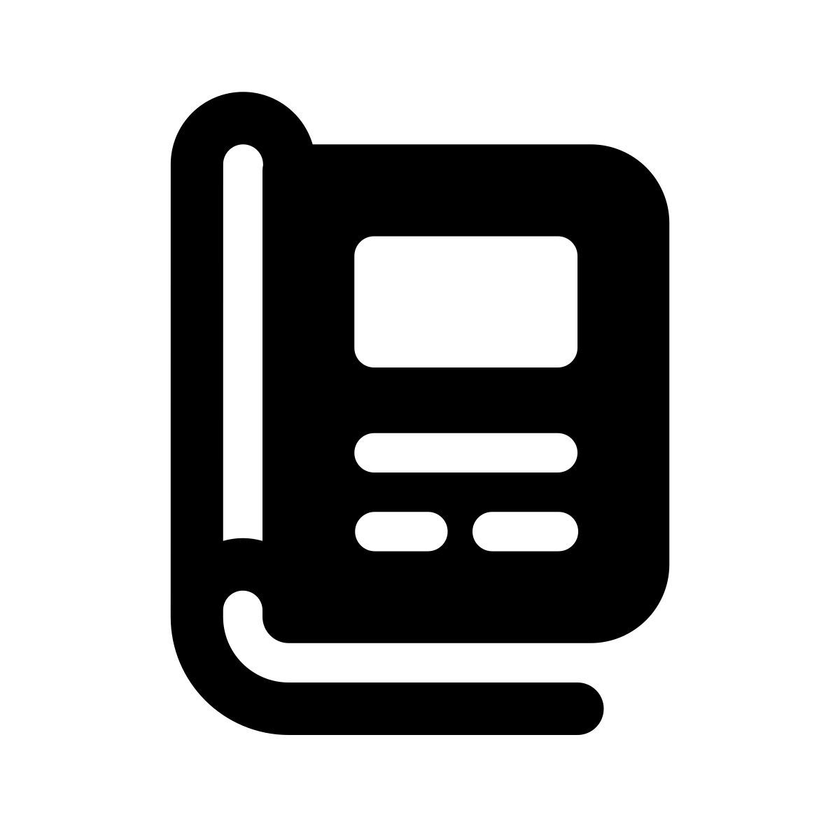 apple sf regular filled style 매거진 icon