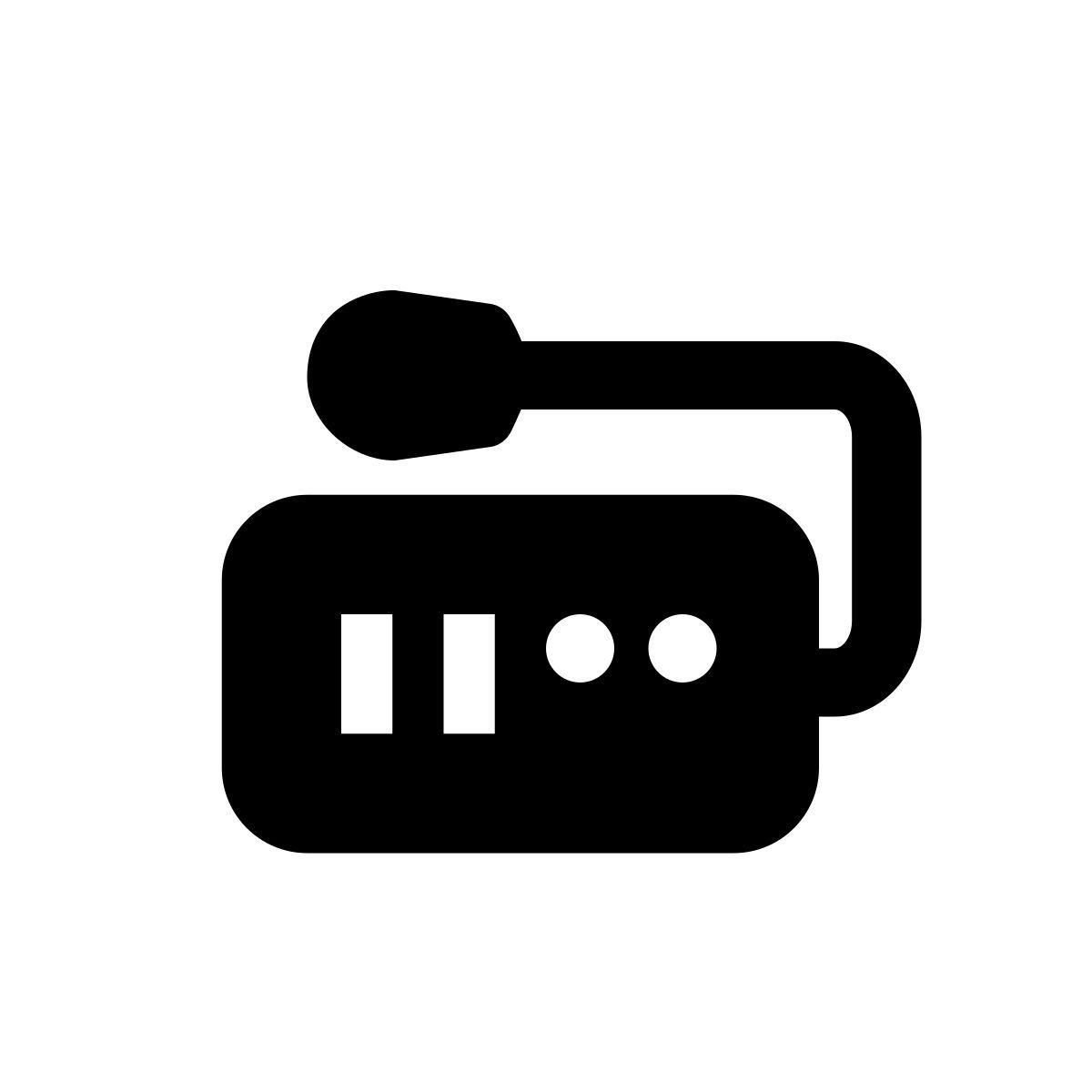 apple sf regular filled style radio nautica icon