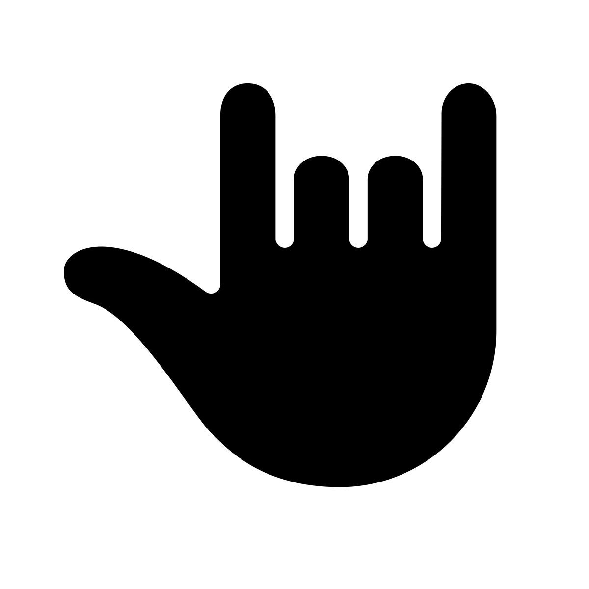 apple sf regular filled style música metal icon