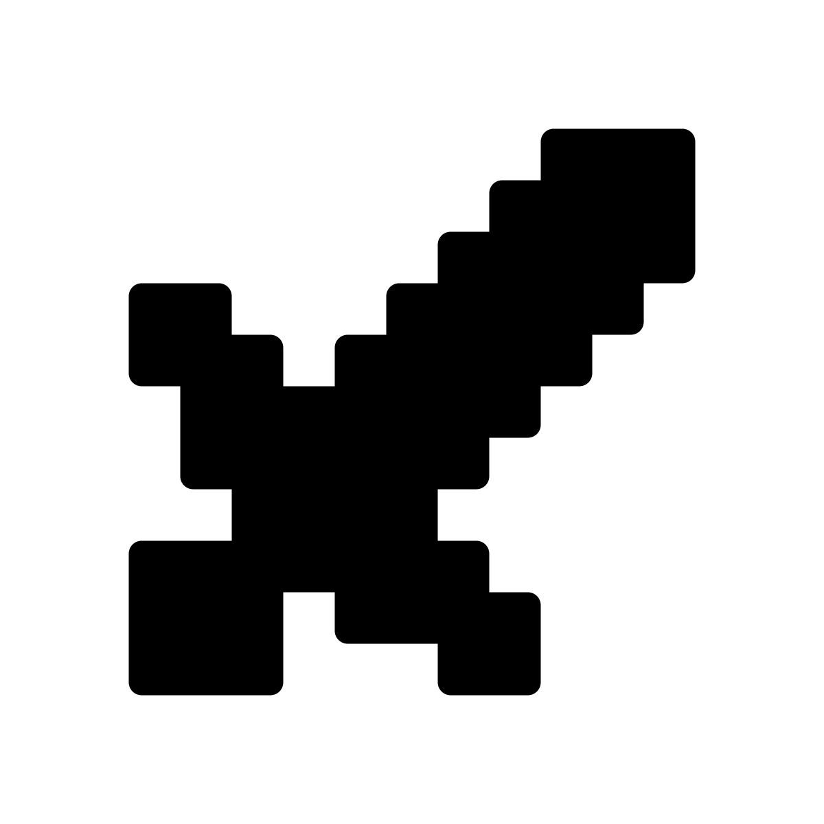 apple sf regular filled style 마인 크​​래프트 소드 icon