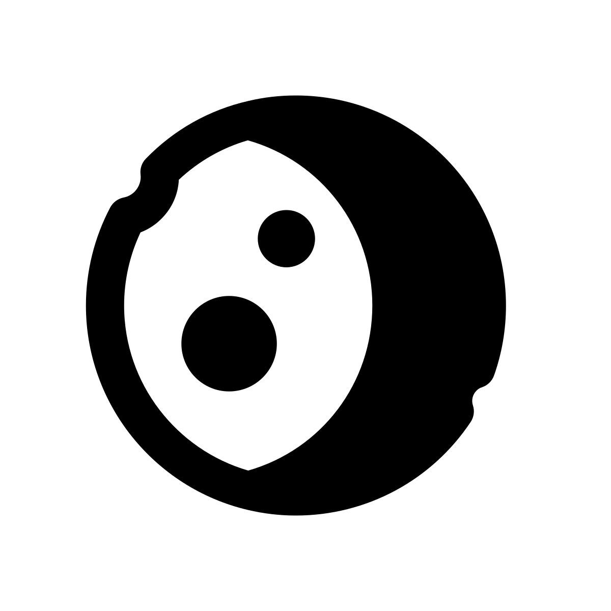 apple sf regular filled style moon phase icon