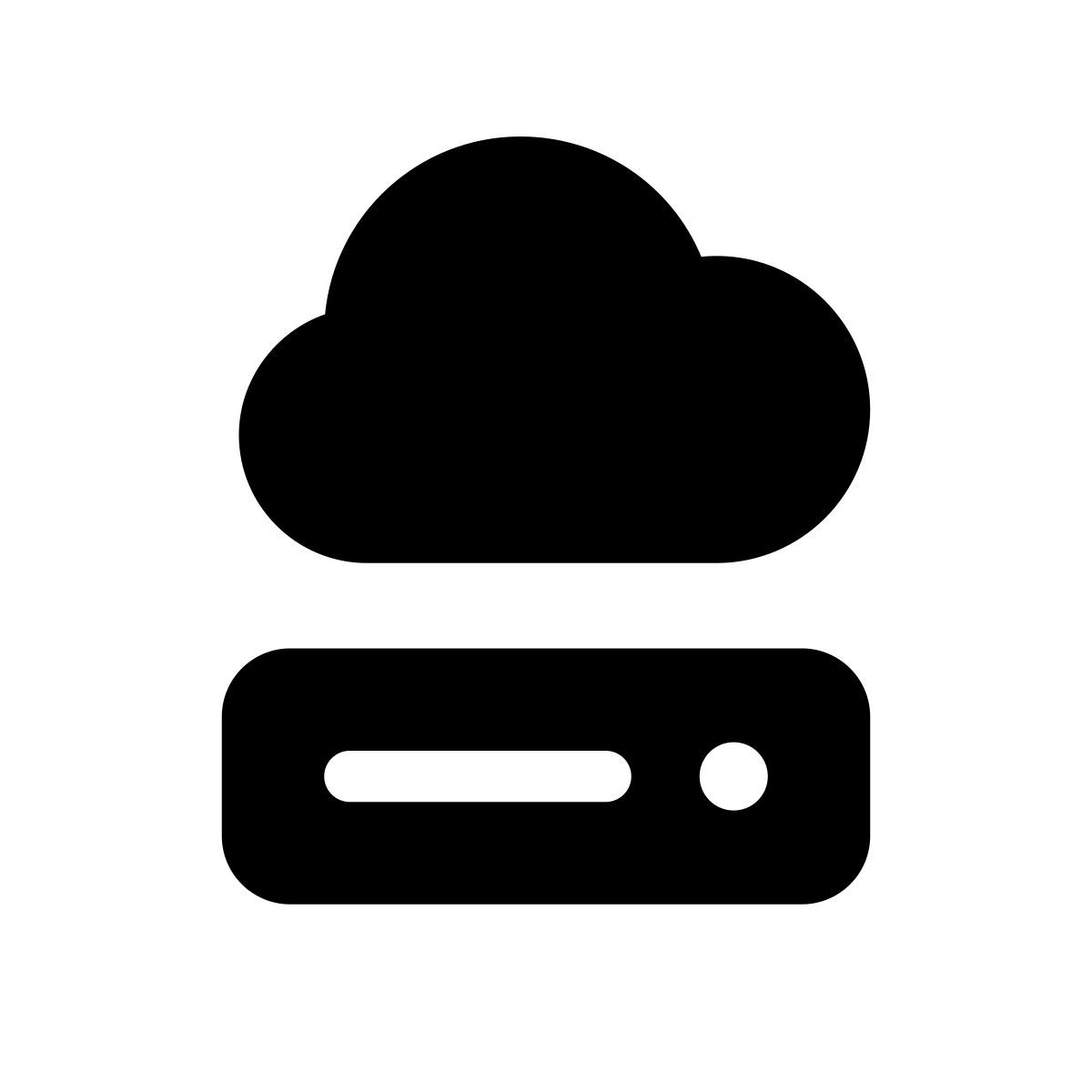 apple sf regular filled style 네트워크 드라이브 icon