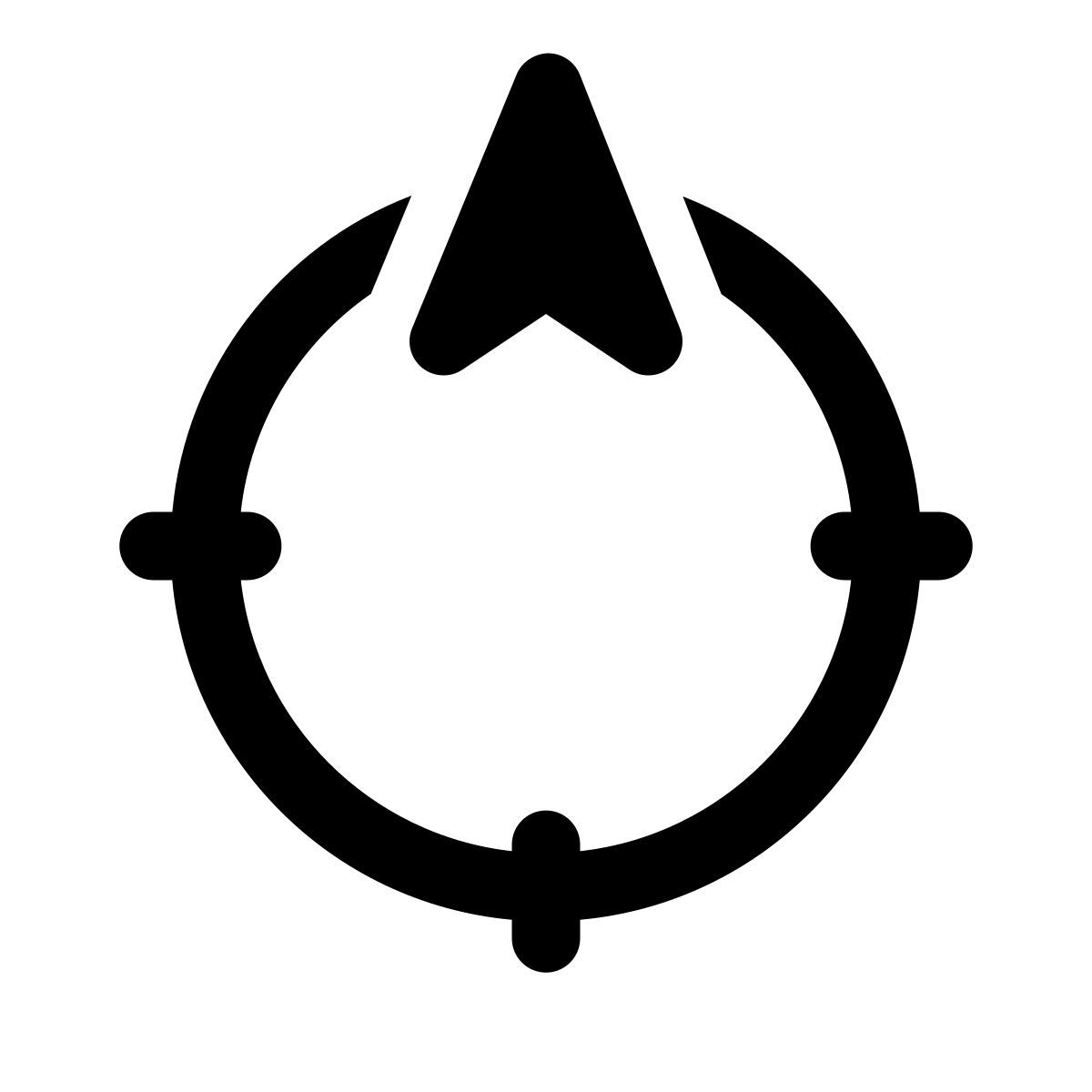 apple sf regular filled style 北向 icon