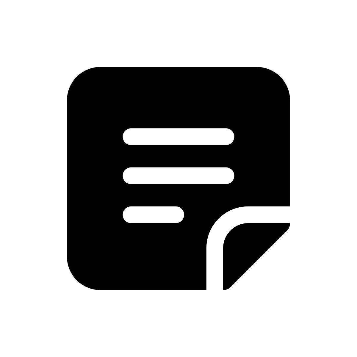 apple sf regular filled style note icon