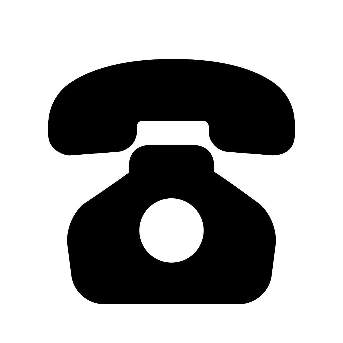 apple sf regular filled style 전화는 사용하지 icon