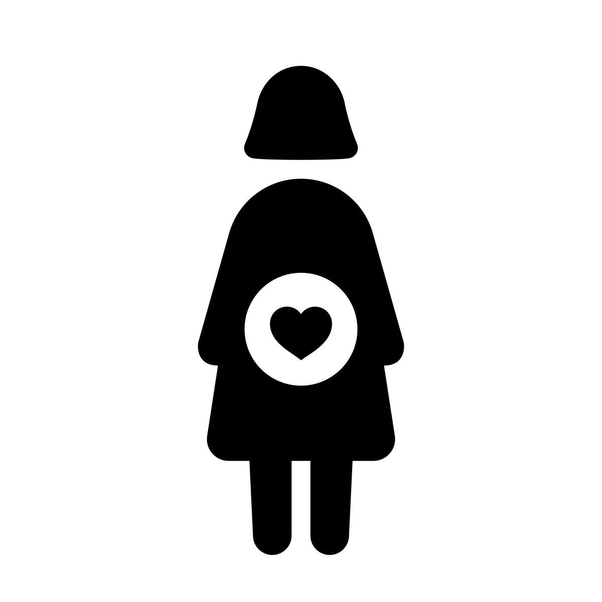 apple sf regular filled style schwanger icon