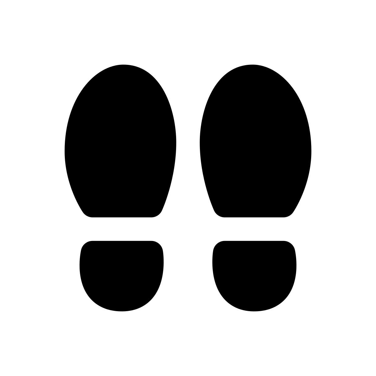 apple sf regular filled style zapatos icon