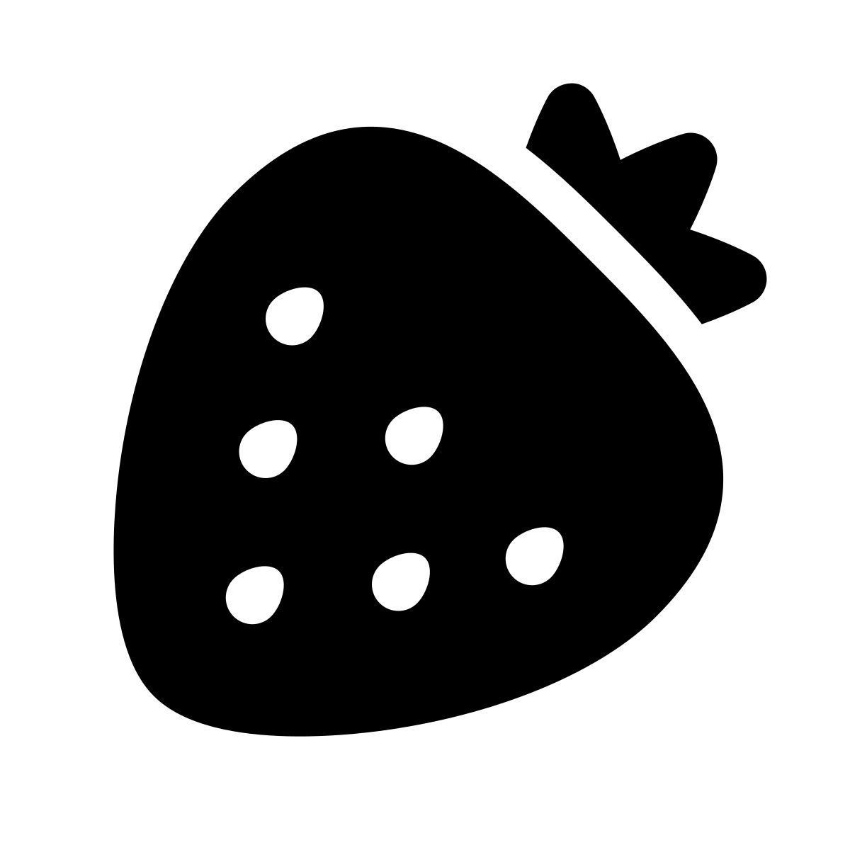 apple sf regular filled style fragola icon