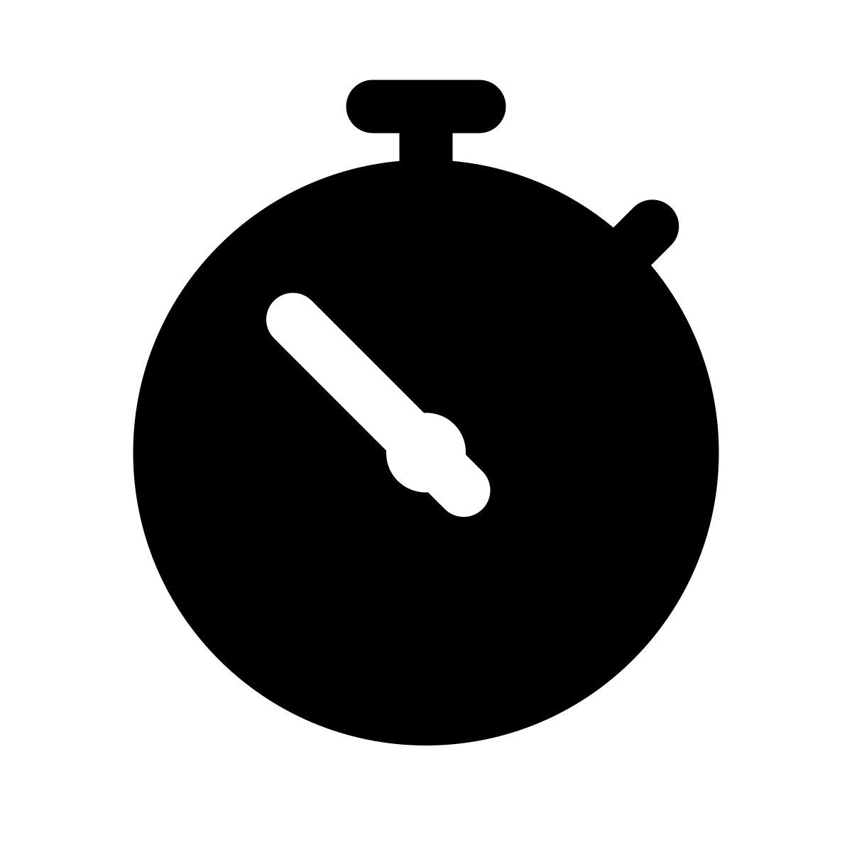 apple sf regular filled style stopwatch icon