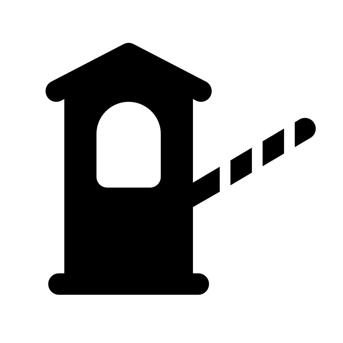 apple sf regular filled style casello autostradale icon