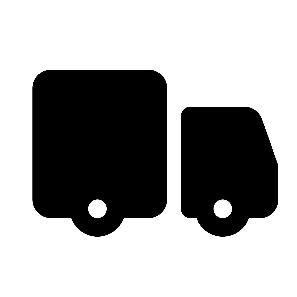 apple sf regular filled style 사륜 짐마차 icon