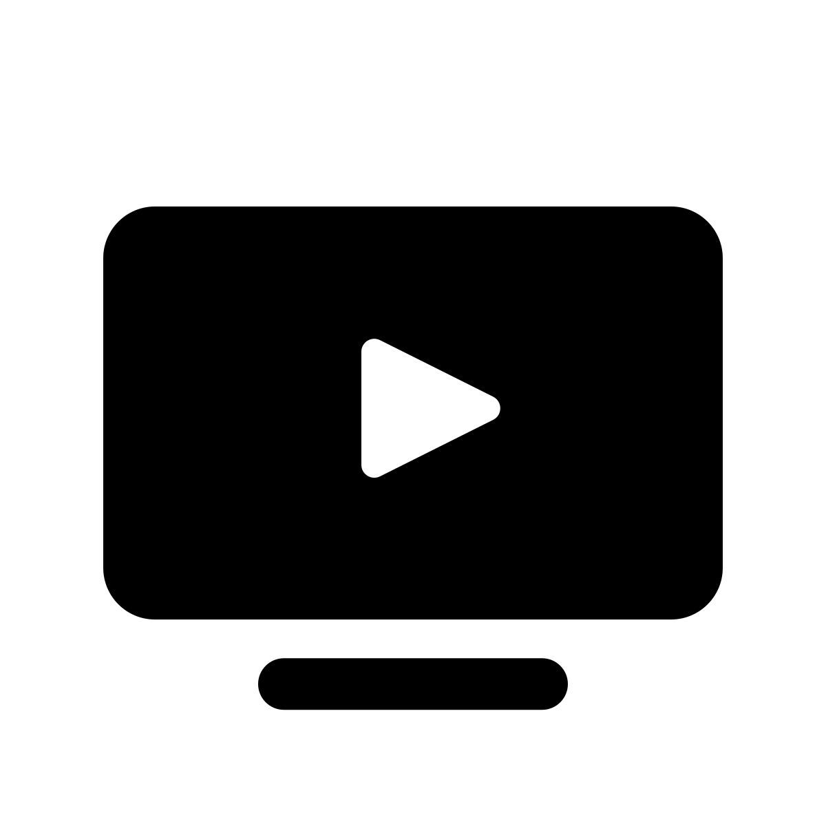 apple sf regular filled style 티비 쇼 icon