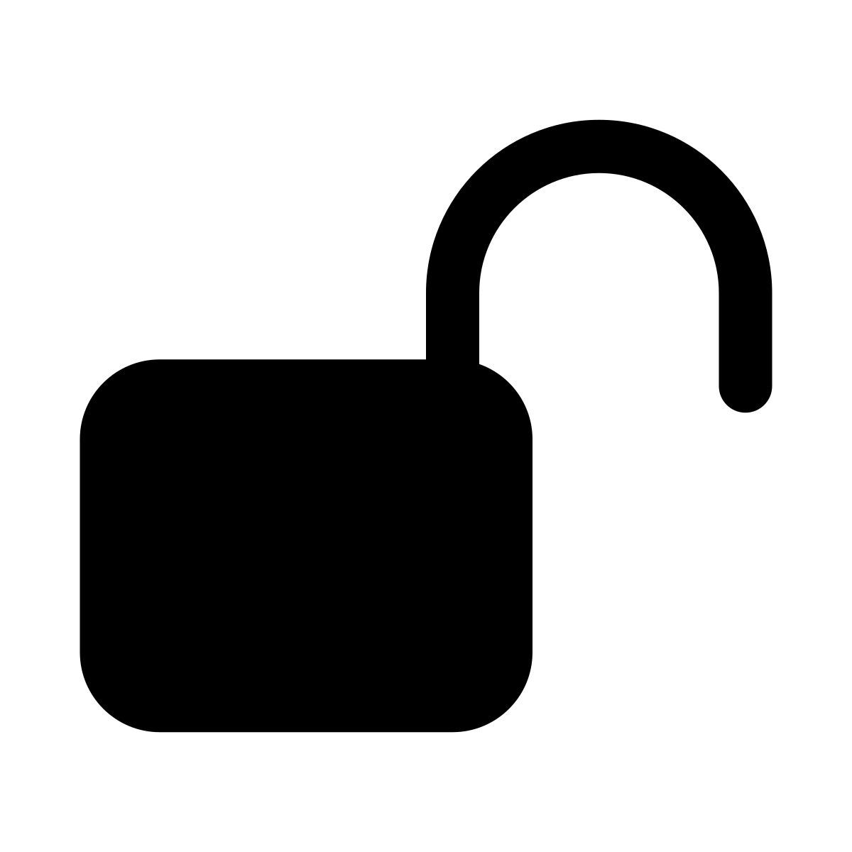 apple sf regular filled style 잠금 해제 icon