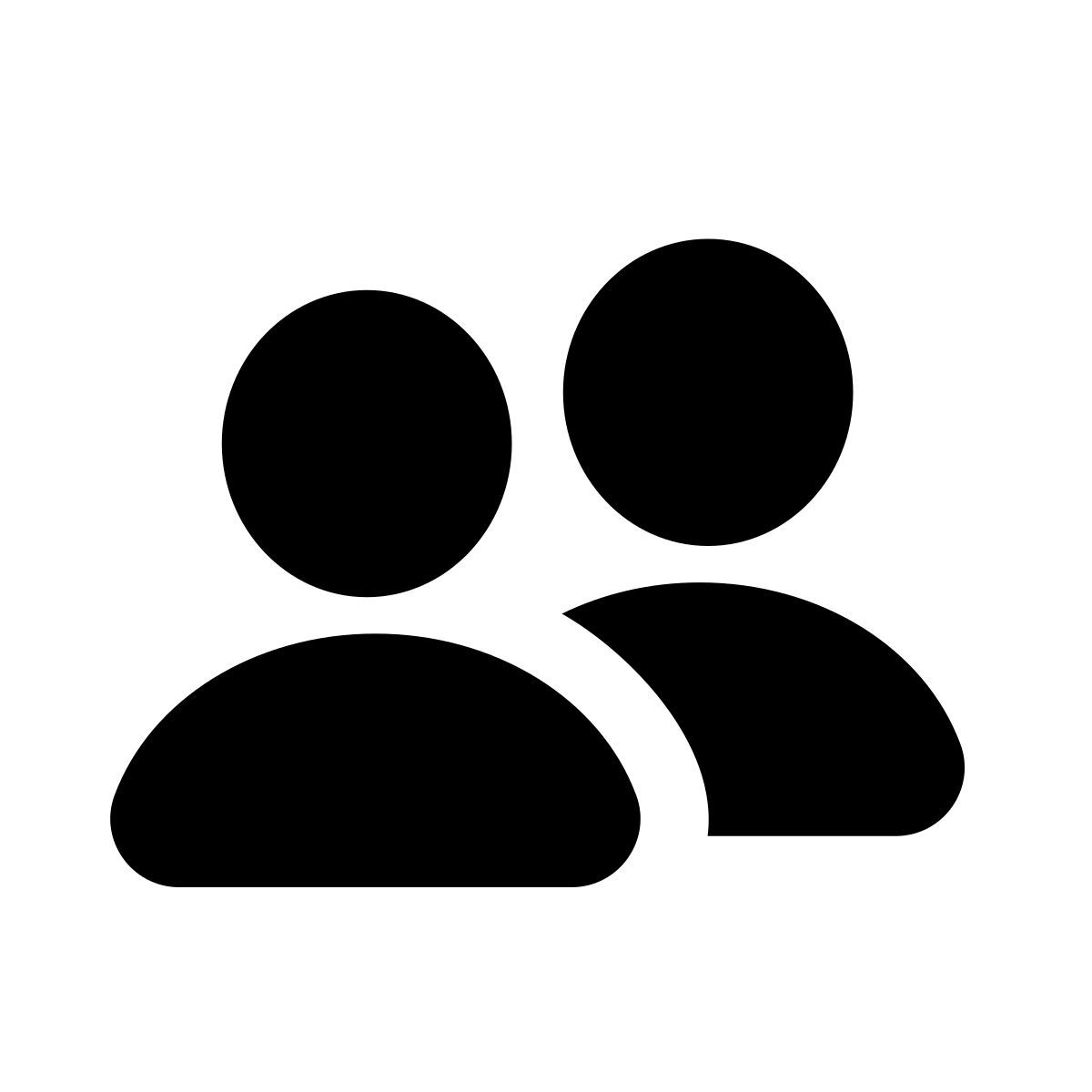 apple sf regular filled style 用户男性组 icon