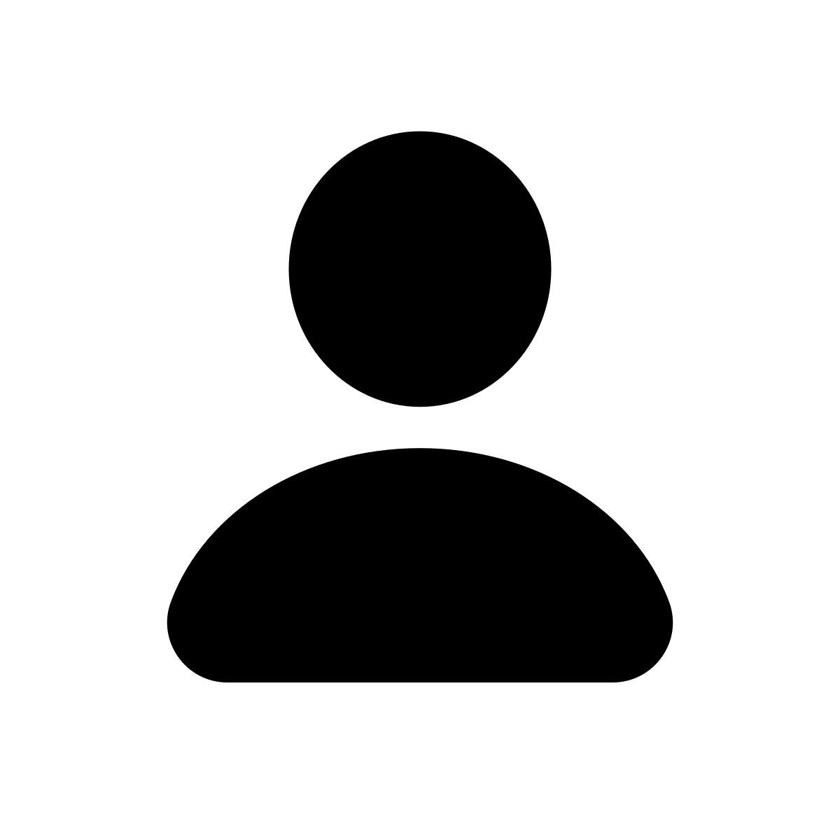 apple sf regular filled Stil benutzer Icon
