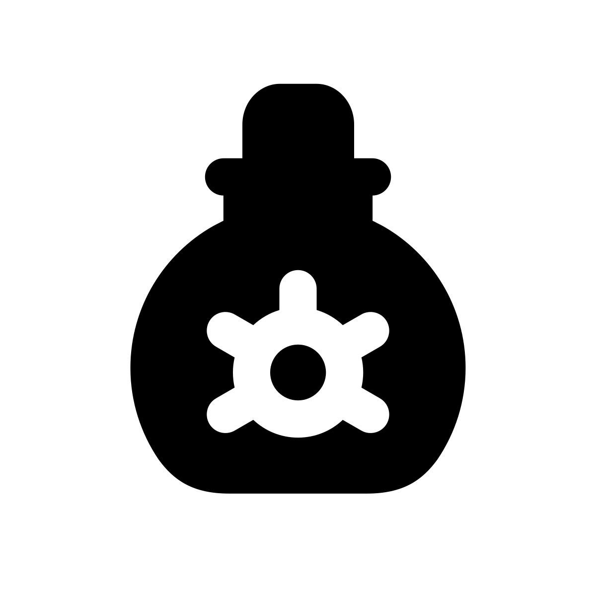 apple sf regular filled style 바이알 바이러스 icon