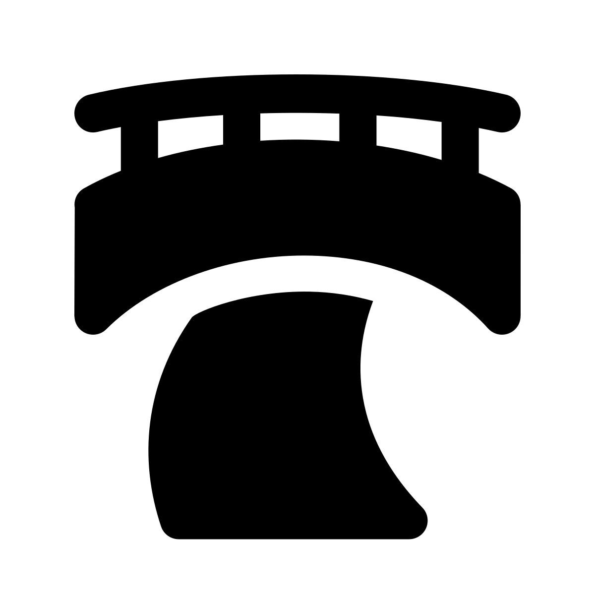 apple sf regular filled style passerelle icon