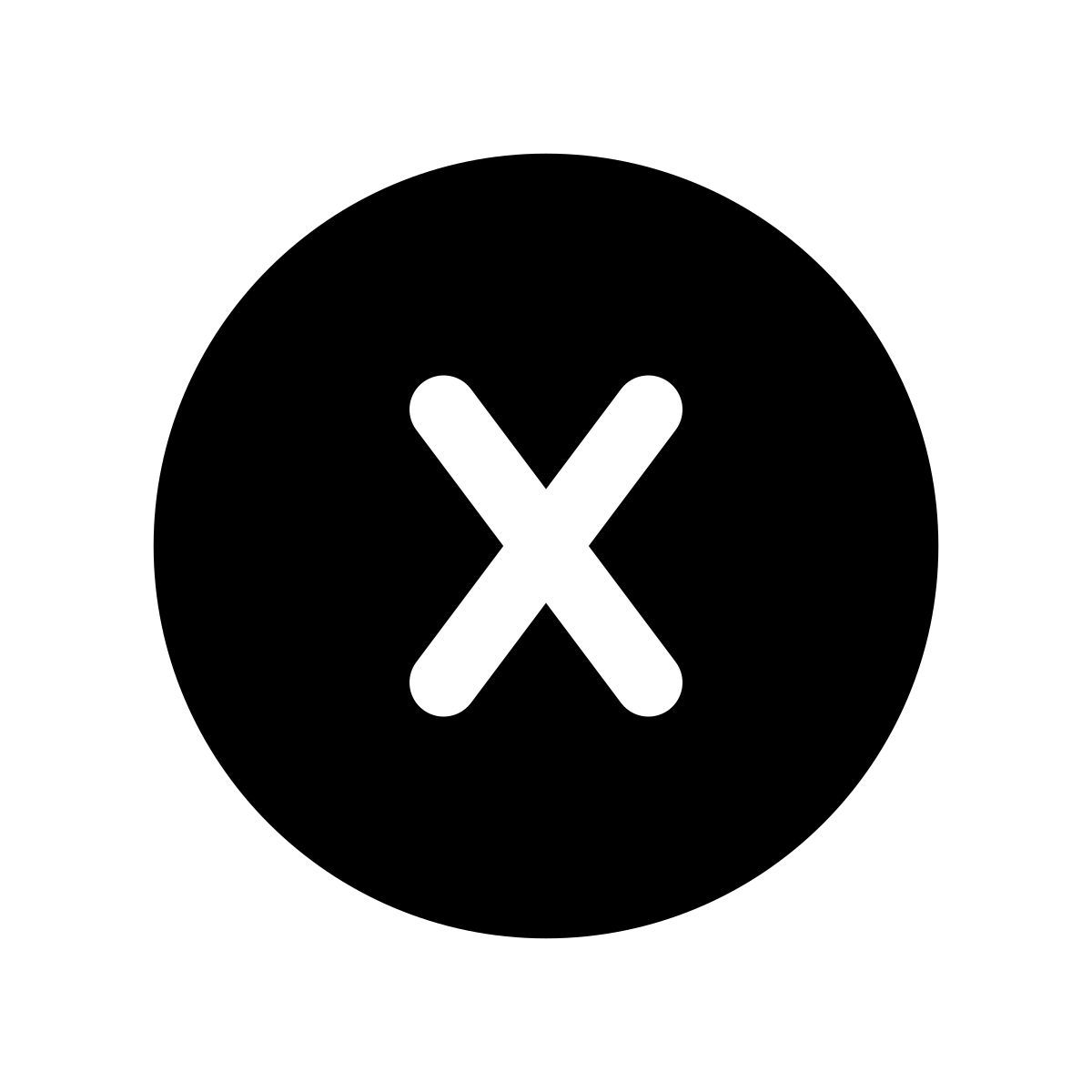 apple sf regular filled style xbox x icon