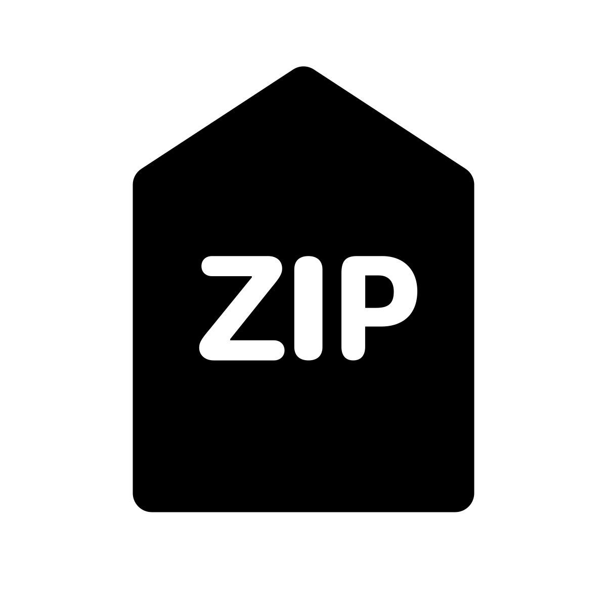 apple sf regular filled style 邮政编码 icon