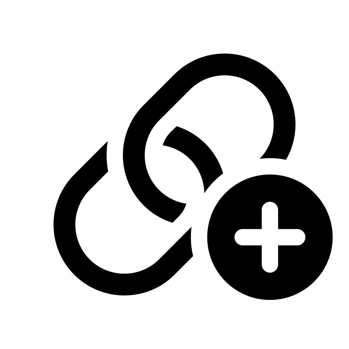 apple sf regular style link hinzufügen icon