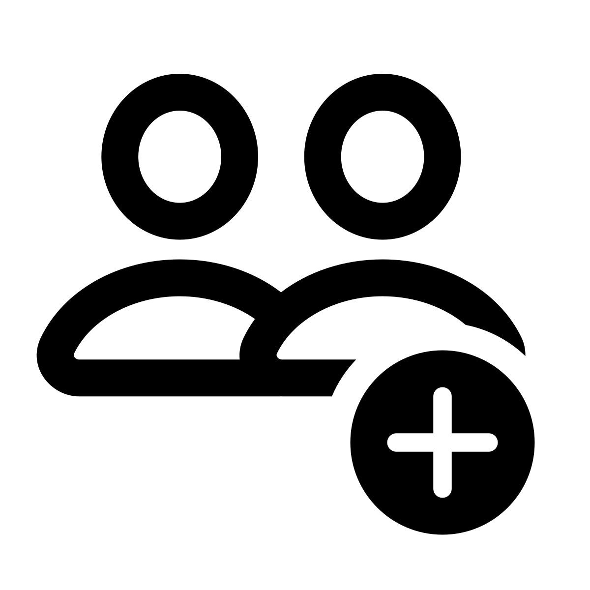 apple sf regular style añadir grupo de usuarios hombre hombre icon