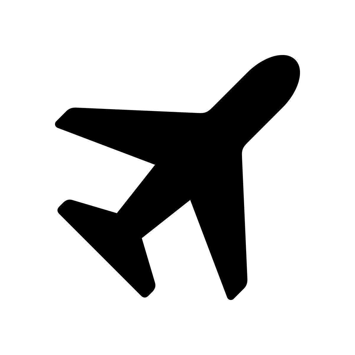 apple sf regular style compagnie aérienne icon