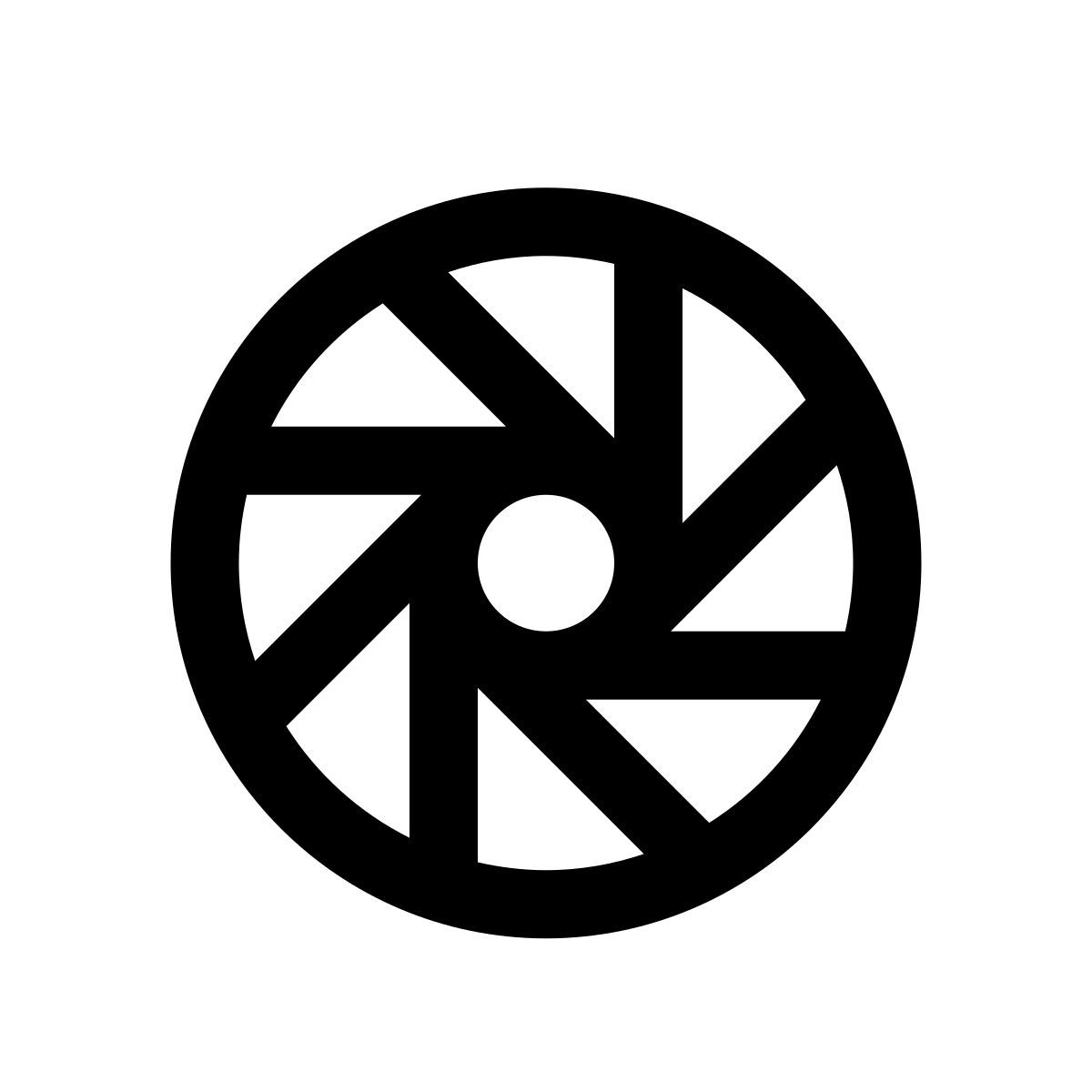 apple sf regular style aperture icon