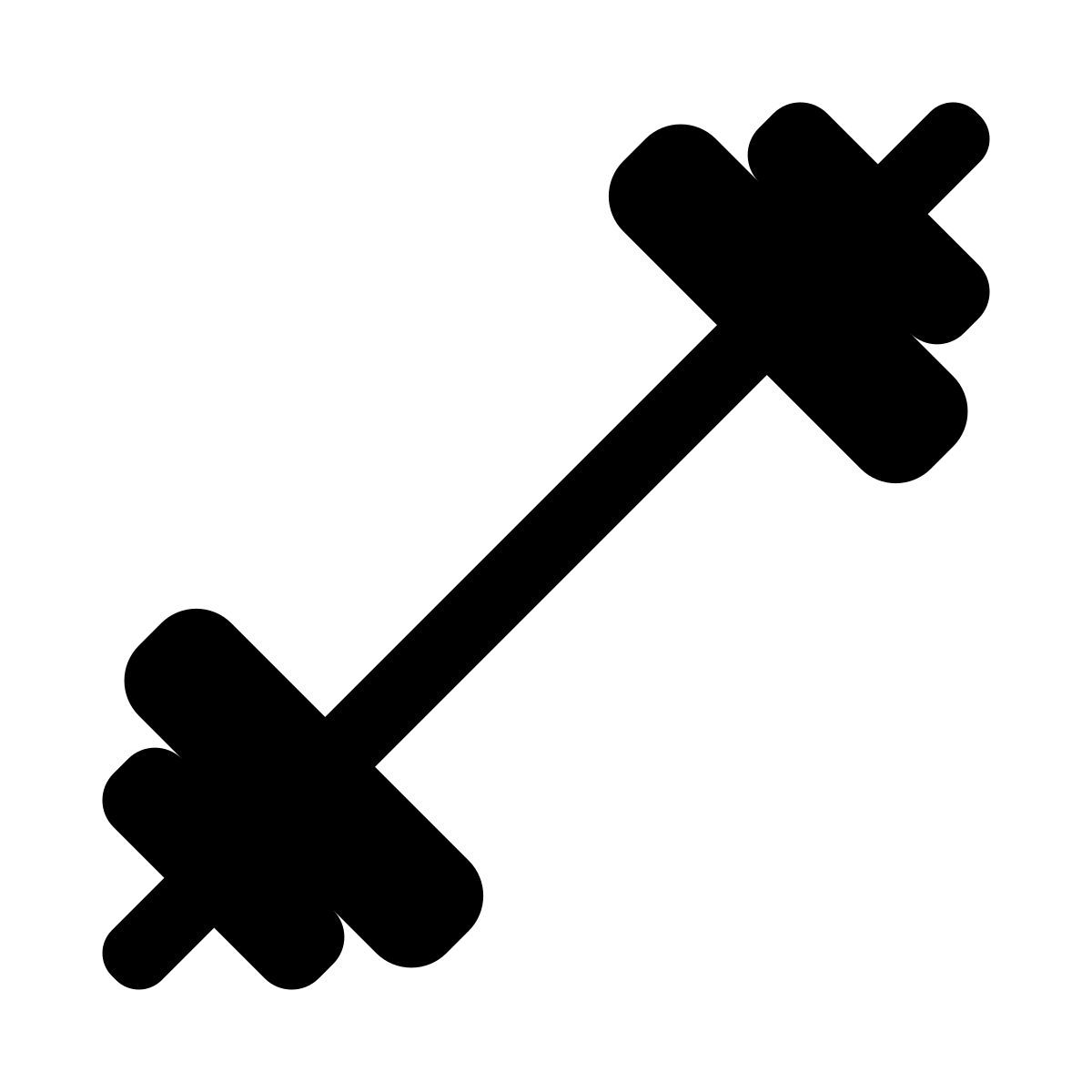 apple sf regular style barbell icon