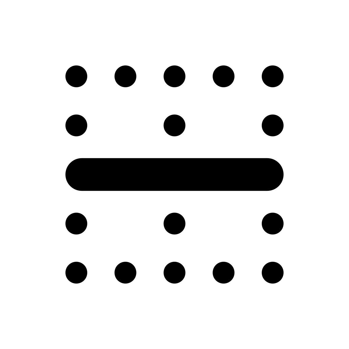 apple sf regular style 테두리 가로 icon